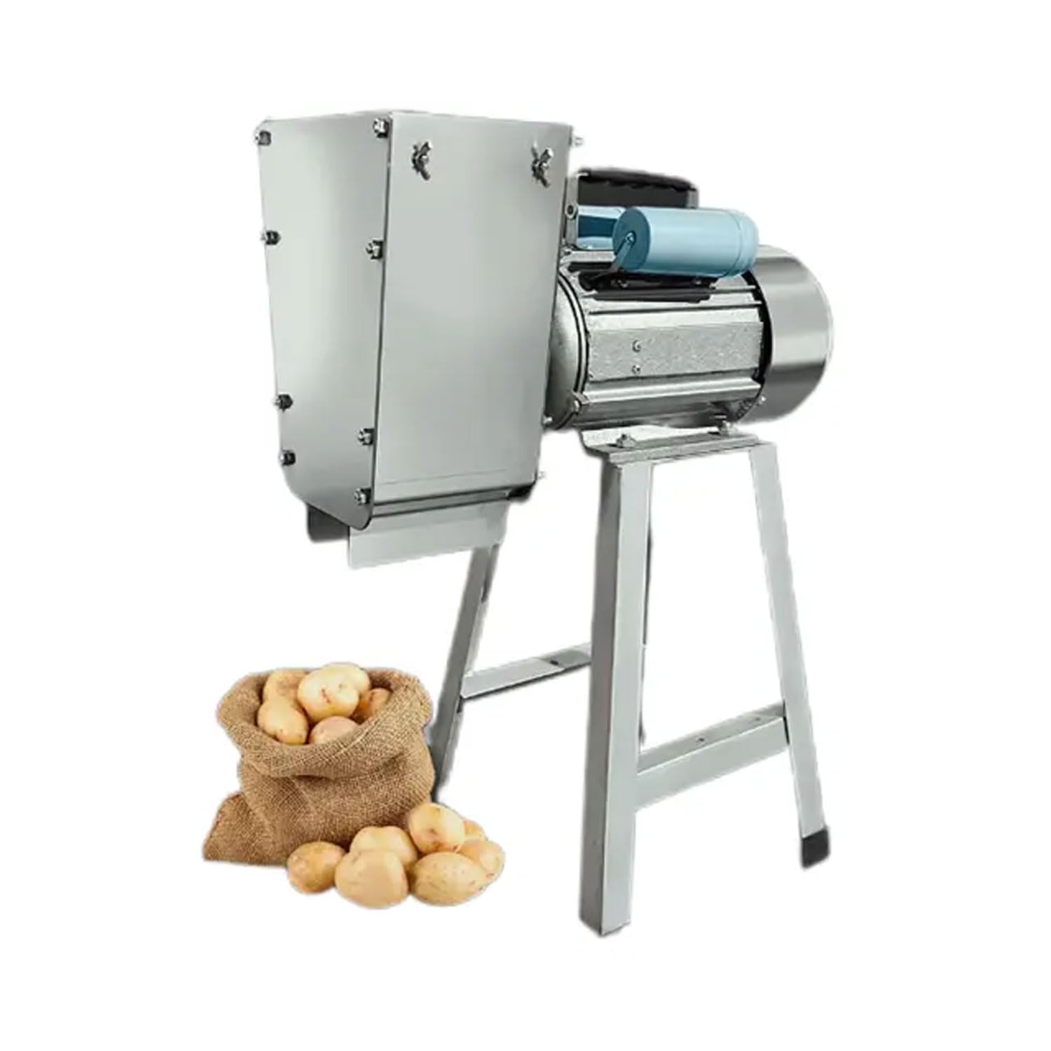 Presse-purée Commercial en Acier Inoxydable, broyeur à légumes sur Pied de 1 100 W avec Moteur en cuivre Pur, rendement de 100 kg/h, Gain de Temps, pour Pommes de Terre, radi(