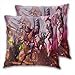 anzonto Lot de 2 taies d'oreiller OW D.va Genji pour décoration de maison, voiture, salon, 40 x 40 cm