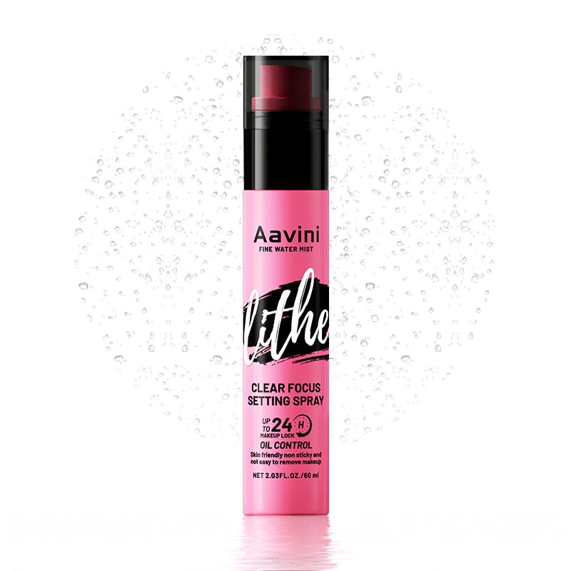 Aavini Clear Soft Focus Setting Spray, oil-controlling, waterproof