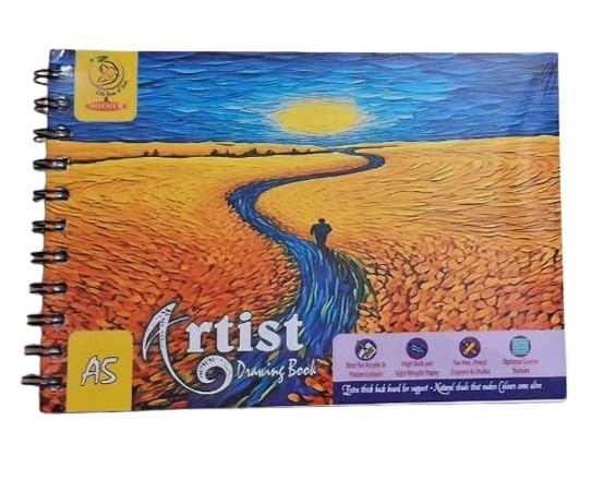 GREESHMA A5 Artist Drawing Book - 100 Pages 150 GSM Spiral Bound ...