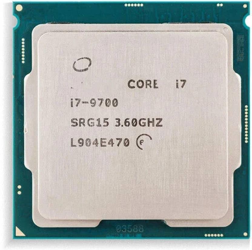 Image of Core i7 9th Generation 9700 3.0 GHz Upto 4.70 GHz LGA 1151 Socket 8 Cores 8 Threads 12MB Smart Cache Desktop Processor (Comes with Thermal Paste).