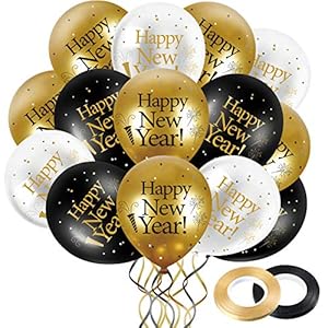 45 Pieces 12 Inch Happy New Year La...