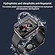 Shunwige Displayschutzfolie aus gehärtetem Glas für Apple Watch Series 9 Series 8 Series 7 41mm, Smartphone gehärtete Folie, HD, 9H Härte, kratzfest, berührungsempfindlich, Fallschutz