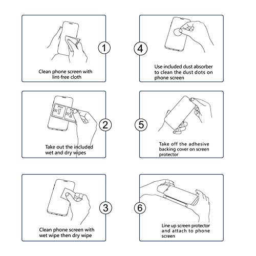 LUZQ Vetro Temperato Huawei P10 Lite [3 Pezzi]