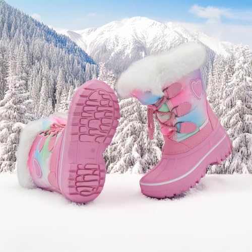 Nova Mountain Light Up Boots Boys Girls Little Kids Winter Snow Boots4