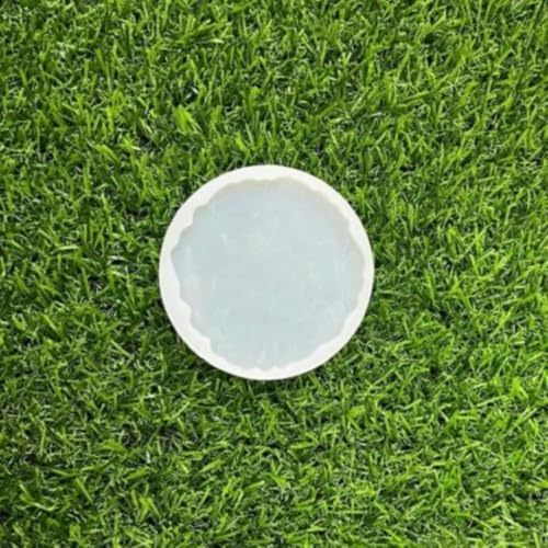 Image of R H Lifestyle Silicone Round Resin Art Mould Set of 4, 3 Inch
