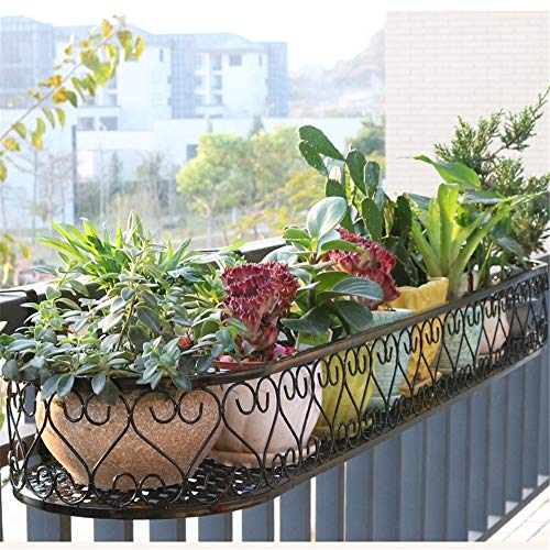 Guolipin Blumenregal para Exteriores con Gancho Desmontable, Metal ...