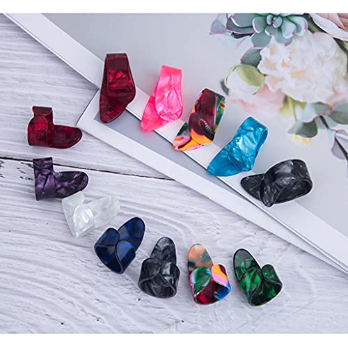 Générique 1pc Pouce Prend la Guitare Main Droite Pouce Fixe Jeux de médiators Couleurs au Hasard très Pratique et… - Les Beatles, Paul McCartney, John Lennon, RIngo Starr, George Harrison Générique 1pc Pouce Prend la Guitare Main Droite Pouce Fixe Jeux de médiators Couleurs au Hasard très Pratique et… – Image 3