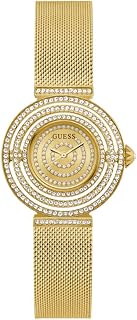 Ladies 36mm Watch - Gold Tone Strap Champagne Dial Gold Tone Case