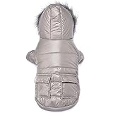 Lesypet - Abrigo de invierno con capucha para perro