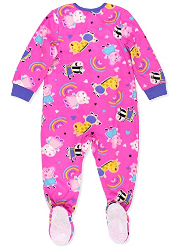 Peppa Pig Toddler Footed Blanket Sleeper Pajamas (3T, Pink)2