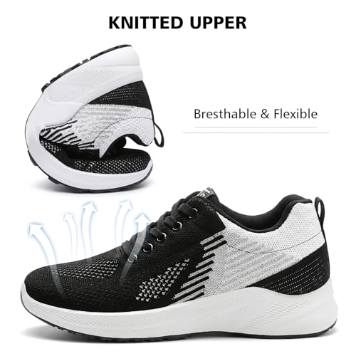Image of Padgene Womens Sneakers Lightweight Tennis Walking Shoes Sports Running Shoes for Woman Mesh Breathable Gym Fashion Sneakers Athletic Comfortable Casual