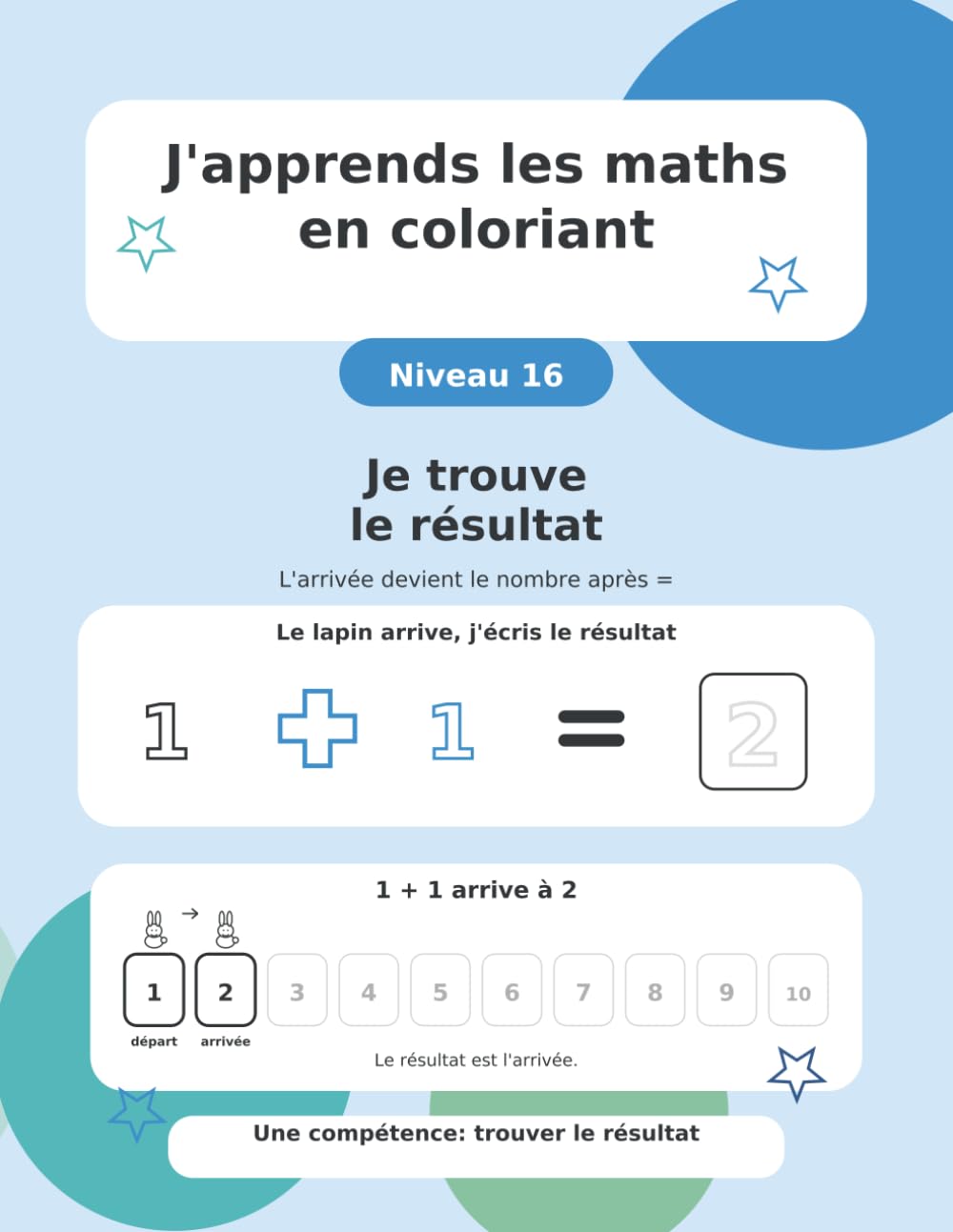 J'apprends les maths en coloriant: Niveau 16 - Je trouve le résultat