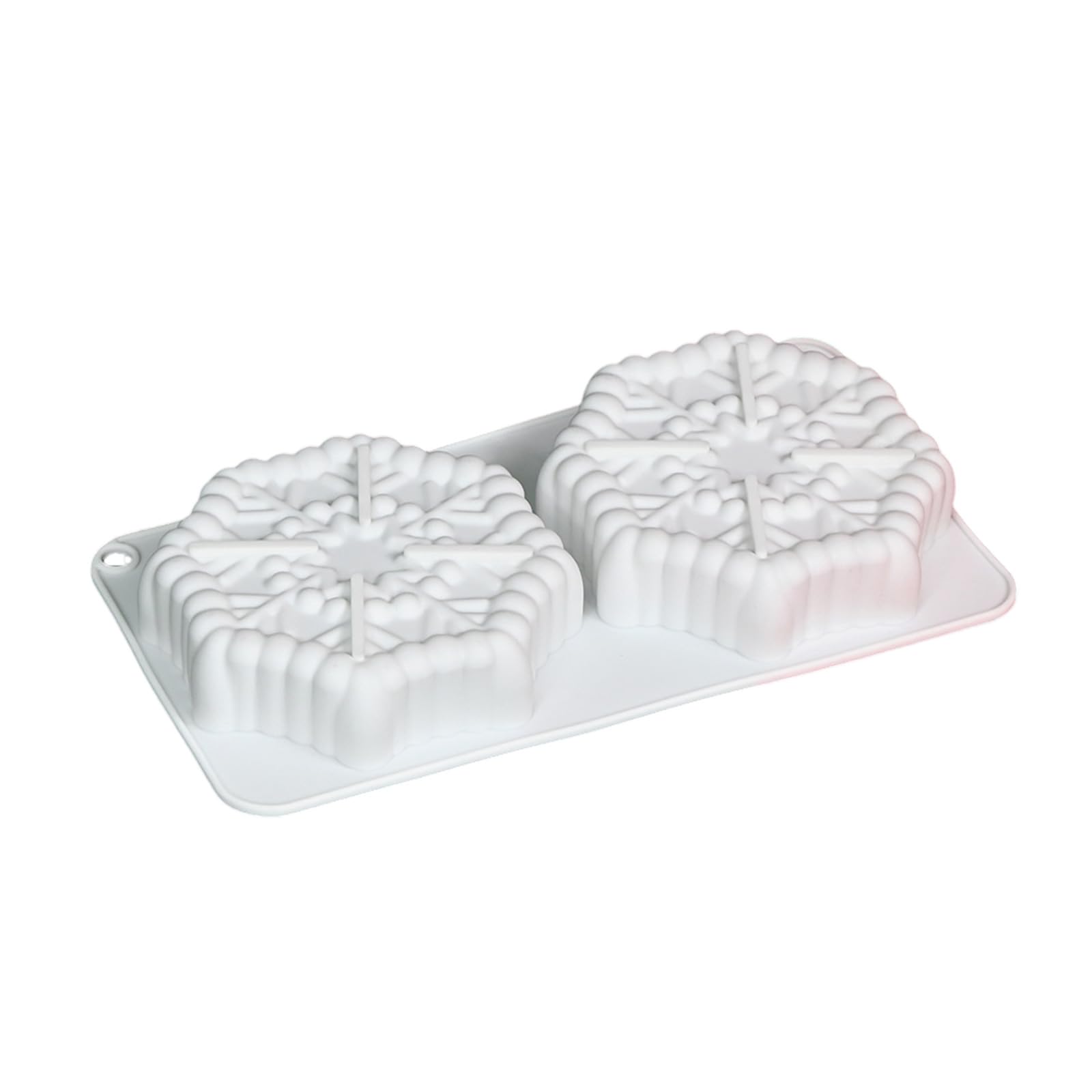Tsophreniq Food Grade Silicone Snowflake Mold for Mousses Cake Dessert Household Chocolate Baking Tool Dessert Mold