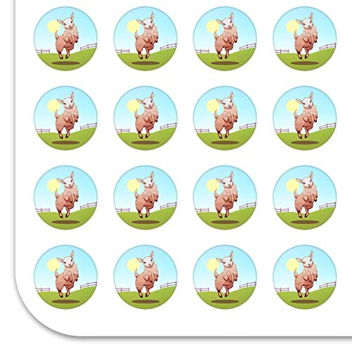 Happy Lamb On Field Planner Calendar Scrapbooking Crafting Stickers #TOP1