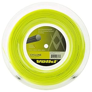Volkl Cycloon Tennis String – 200m Reel, Kleur- Geel, Meter- 1.30mm