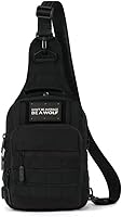 Vista 1 de WOLFpak 9L Tactical Sling Bag Concealed Carry CCW Backpack Military Crossbody EDC Daypack Molle Chest Shoulder Pack for Hiking, Travel, Work