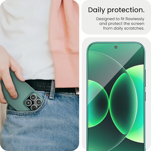 Image of ArmourPro Tempered Glass and Black Camera Lens Protector for Xiaomi 17, Edge to Edge Screen Guard, Anti-Bubble, Scratch Resistant, HD Clear, Anti-Fingerprint, Installation Kit | Black