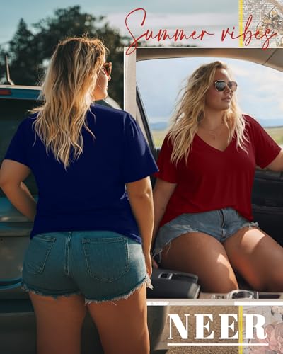 Image of Neer 3 Pack Plus Size Women's T-Shirts