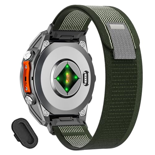 Correa de nylon 20mm compatible Garmin Fenix 8/7S/6S miniatura 1