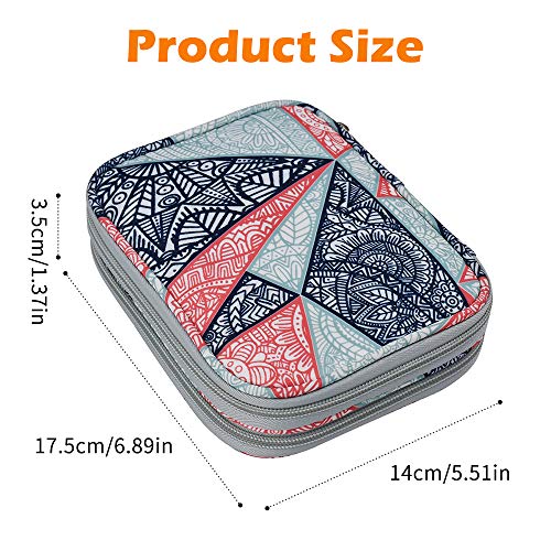 60 Pcs Crochet Hooks Set with Case, Yarn Knitting kit Crochet Needles Accessories, Ergonomic Handle Crochet Hooks Needles for Arthritic Hands, DIY Hand Knitting Art Tools for Beginners - Thumbnail 3