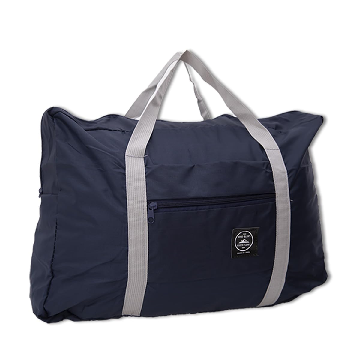 Borsone da Viaggio Pieghevole, Borse Viaggio Leggere E Impermeabili Adatte per Sport Pernottamento Vacanze Shopping Fine Settimana Gite Palestra (Navy)