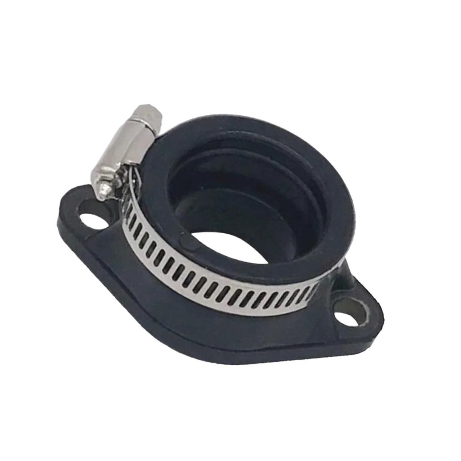 Flexible PVC Pipe Coupling 30mm Rubber Carby Carburetor Intake Manifold Adapter Boot Flange