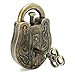 MASUNN Metal Cast God Lock Puzzle retrò Vintage Lock IQ & Eq Mente Rompicapo Souptoys Regalo