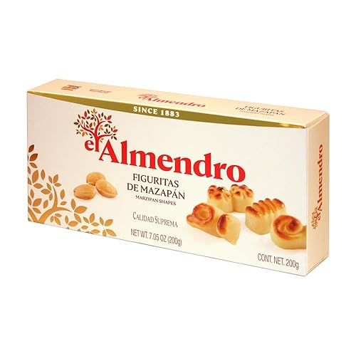 El Almendro Formas de mazapán (Fuguritas De Mazapan) Caja Individual 7.5oz - Producto de España