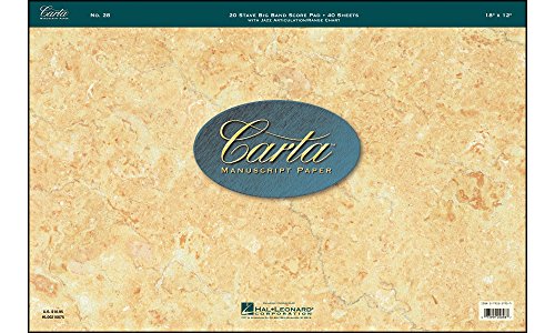 Carta Manuscript Paper No. 28 - Professional