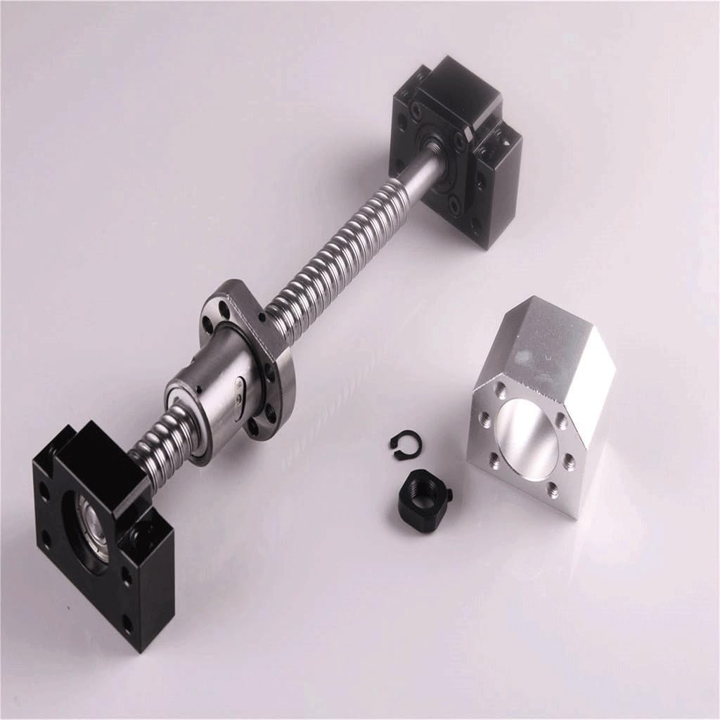 Śruba Kulowa SFU1605 Śruba Kulowa RM 1605 Obrobiona Końcówka Obudowa Nakrętki Kulowej CNC, Do Drukarek 3D Sprzęt Automatyki Przemysłowej(700mm)