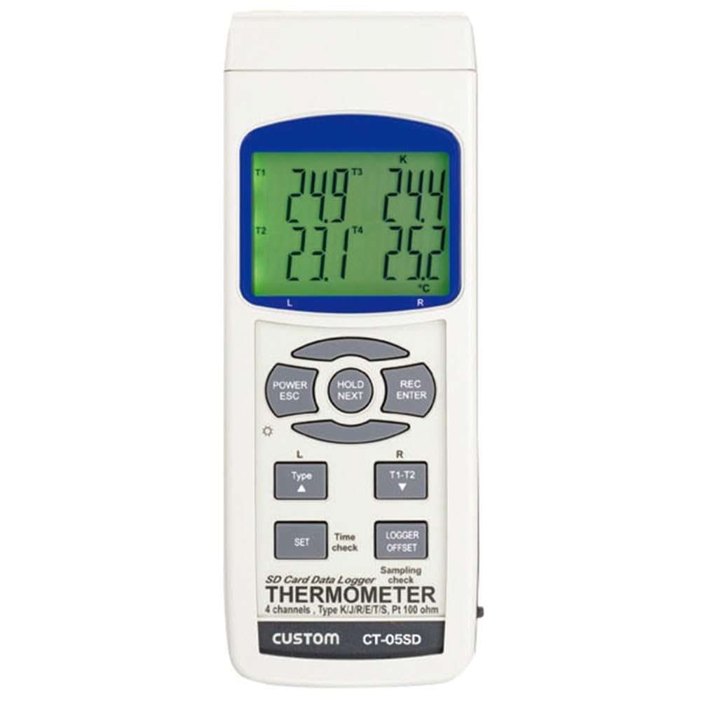 Amazon | カスタム (CUSTOM) データロガー 4チャンネル温度計 別売K