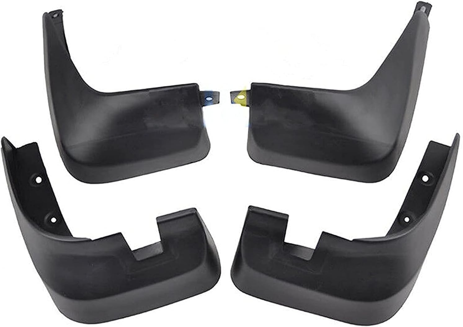 Rscbb Normal 4 Pcs Car Mud Flaps Splash Guards For Honda Jazz 2009-2010, Easy Installation Mudguards Front Rear Mud Flaps Splashproof Waterproof Car Accessories