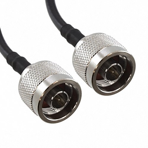 6.00 inch (152.4mm) RG-58 N Male Plug to N Male Plug Coaxial RF Cable 50 Ohm Ships Fast from United States!