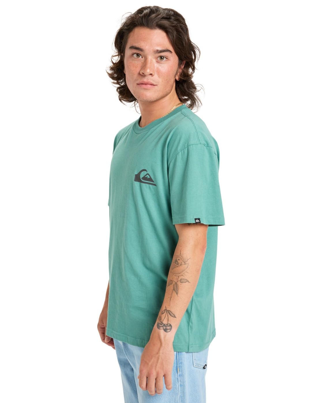 Quiksilver Ev Mini Logo SS Camiseta Hombre (Pack de 1)