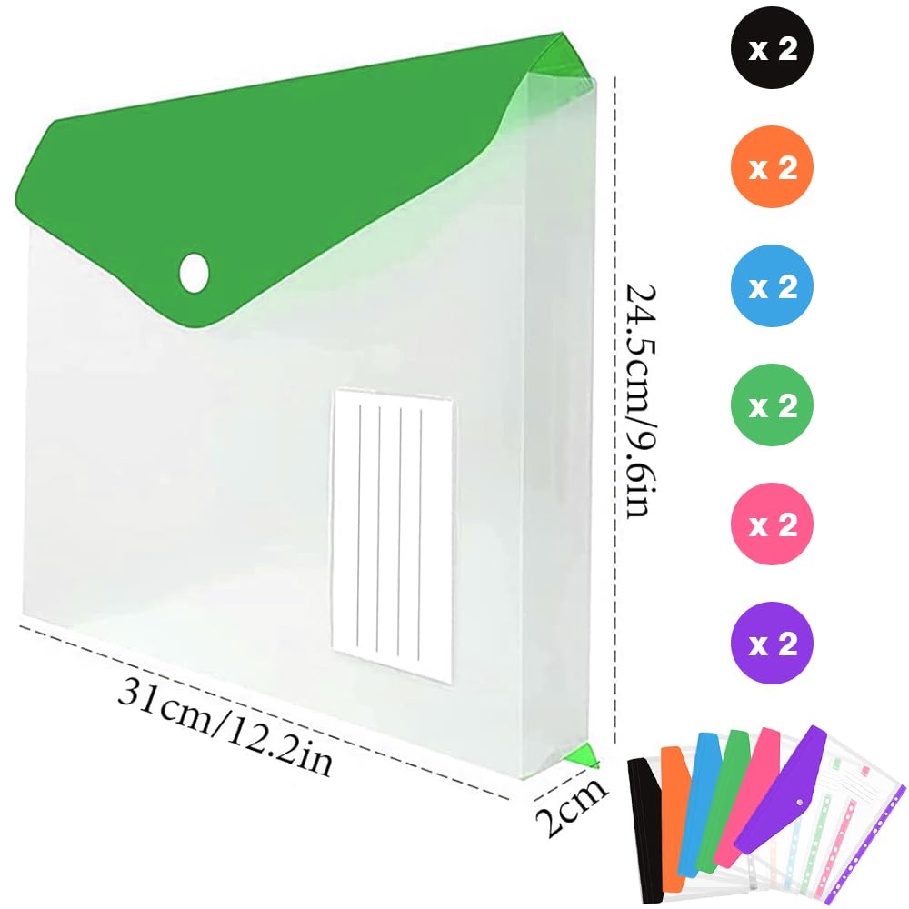 A4 Plastic Wallets Folders - Image 2