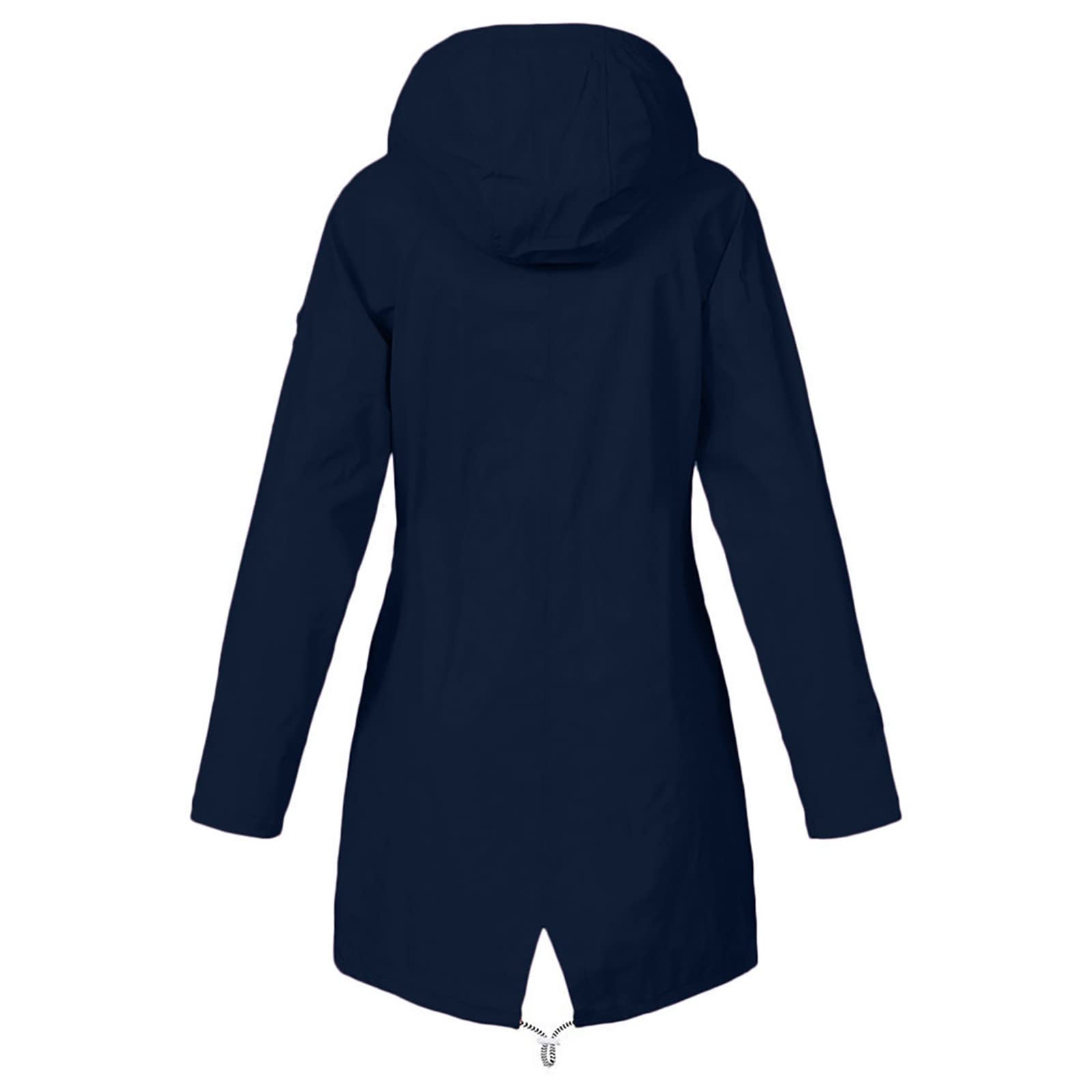 Regenjacke Damen Einfarbig Wasserdichte Softshelljacke Gefüttert mit Gestreift Stanzjacke Atmungsaktive Übergangsjacke Frühling Herbst Leichte Kapuzenjacke Reißverschluss Outdoorjacke S-5XL