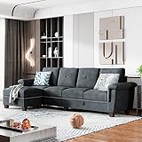 Shintenchi Sectional Couch, Convertible L Shaped Couch...