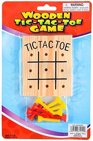 Rhode Island Novelty Wooden Tic-Tac-Toe Games 1 Dozen