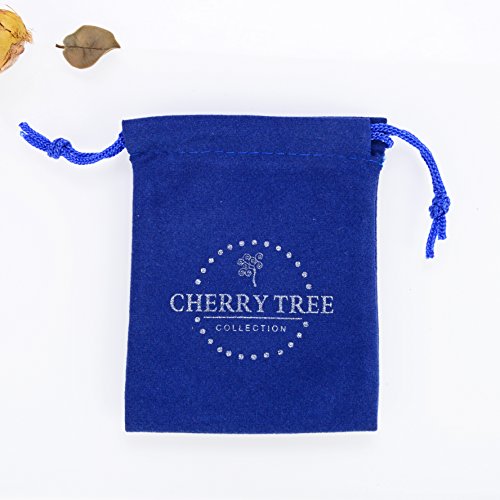 Cherry Tree Collection Natural Genuine Gemstone Chakra Stretch Bracelet | 6mm Beads, Sterling Silver Spacers | Men/Women (Black Tourmaline - Small) - Image 6