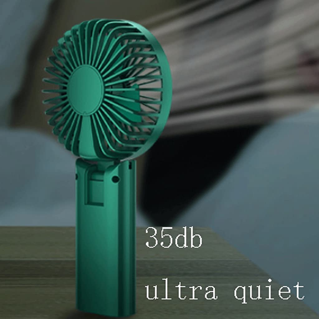 Mini Ventilatore Piccolo Portatile/scrivania/Collo, Ventola Pieghevole Multifunzionale, Ventola di Raffreddamento USB, Ventola Portatile per casa Ufficio all'aperto, Ventola da scrivania Forte