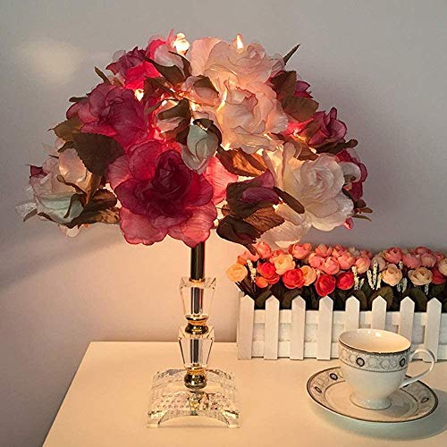 Lampe de lit de chambre à coucher en cristal rose pour éliminer la lumière agressive - 2