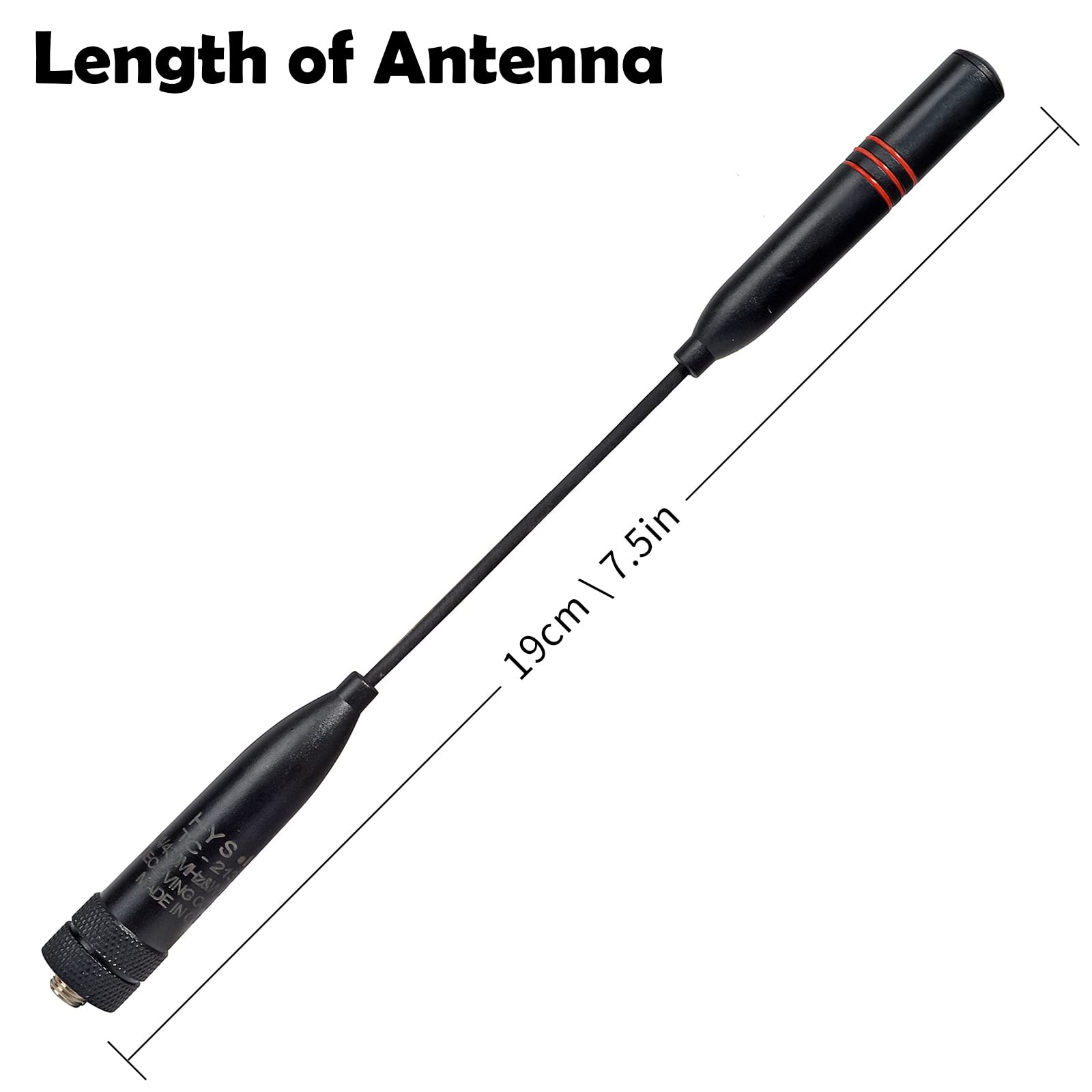 Amazon.com: HYSHIKRA Walkie-Talkie Antenna, Flexible Dual