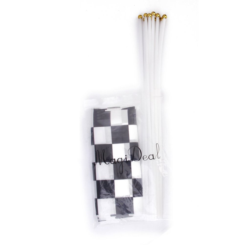 WINOMO 12 Stück Zielflagge Rennflagge Formel 1 Racing Banner