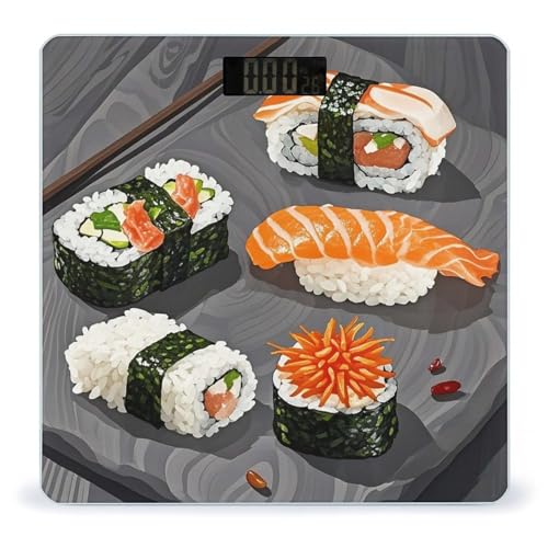 Báscula digital de vidrio templado para baño 400 lb miniatura 1