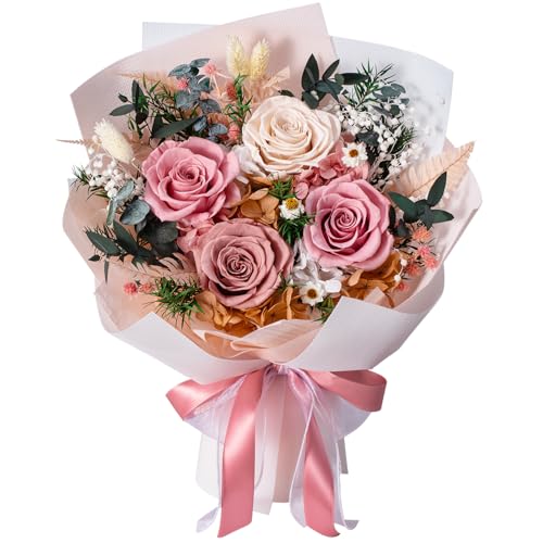 MIKESIER Preserved Roses Bouquet