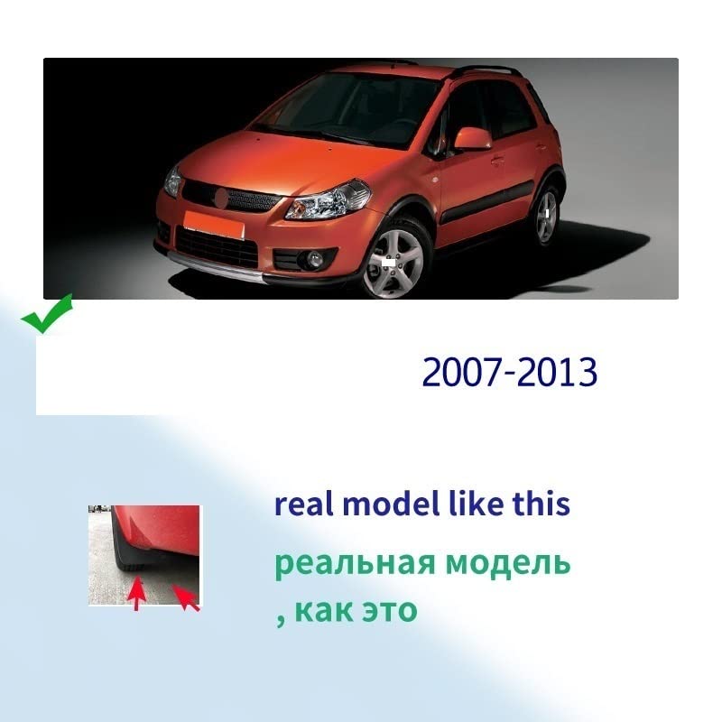 Guardabarros para Suzuki SX4 Hatchback 2007-2013 estilo equipo original 3