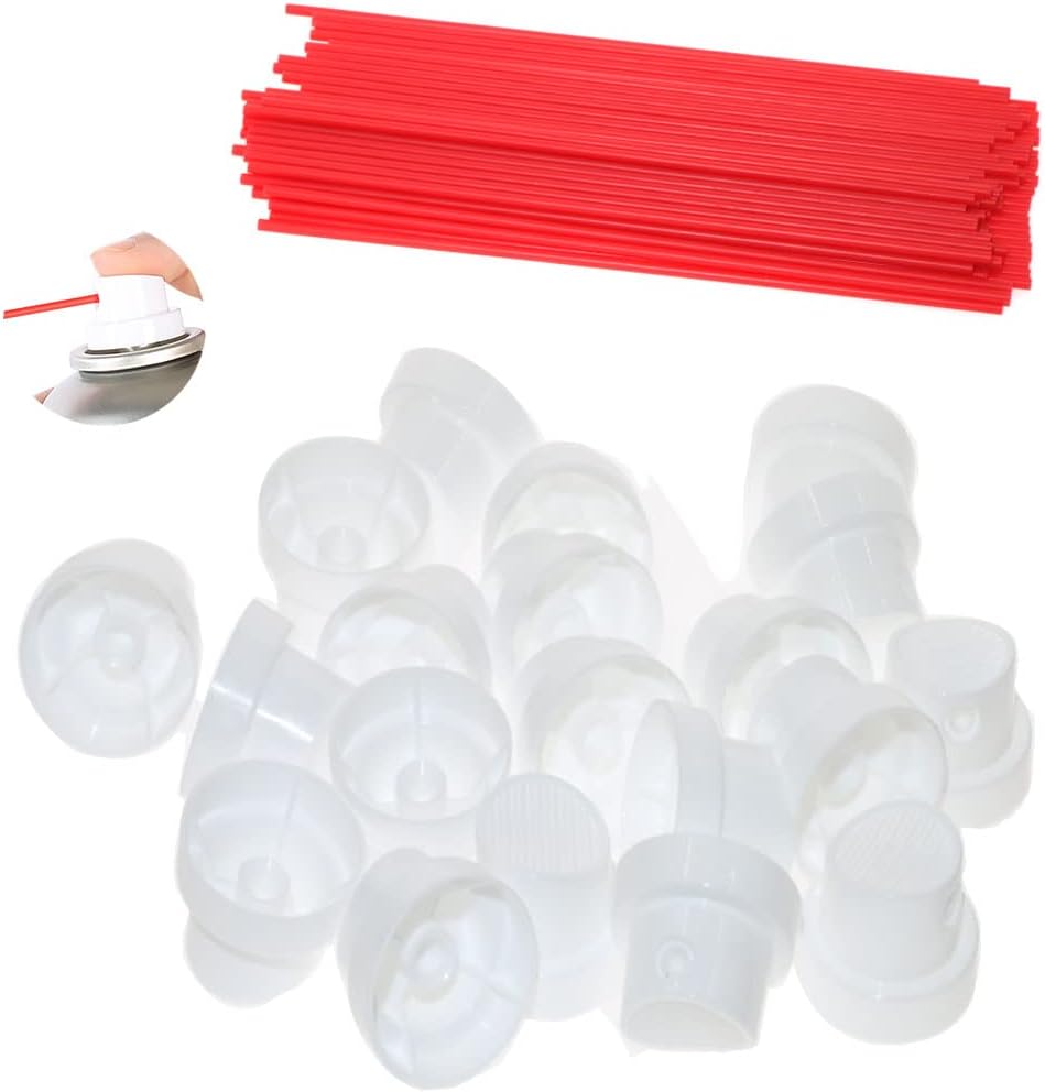 Tsurpcao 30pcs Spray Paint can Cap,100pcs Plastic