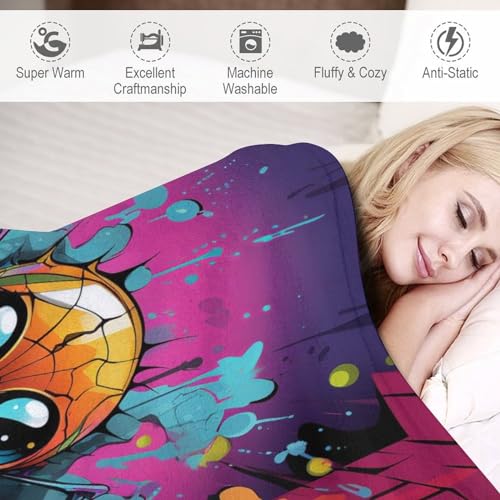 Couverture araignée en flanelle douce pour vos soirées canapé - 4