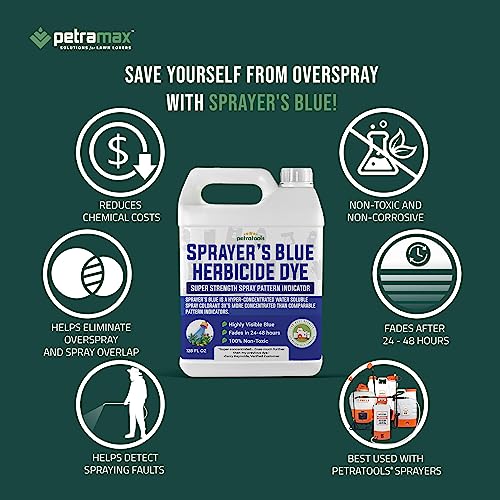 PetraTools Blue Lawn Dye Super Strength Concentrate 3X More Than Others